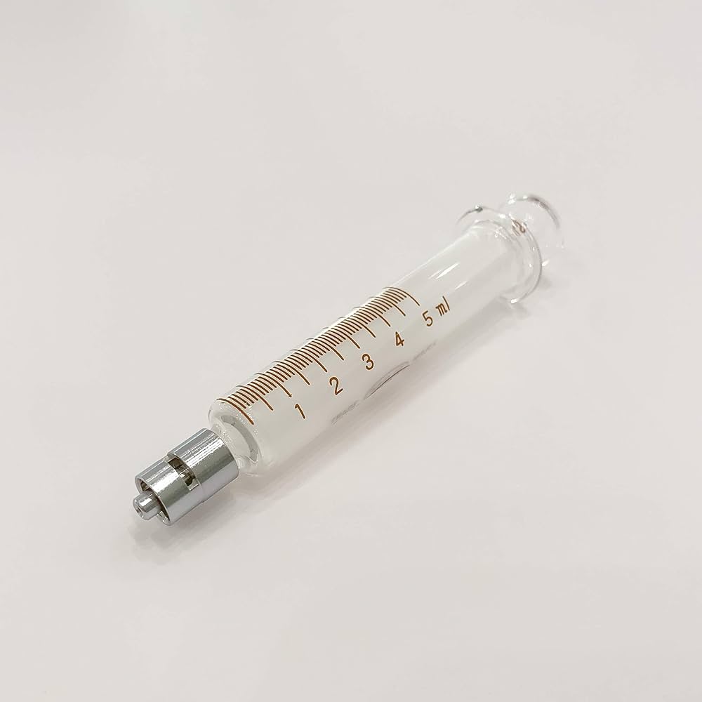 歯科用　注射　侵麻用注射筒　5本セット 美品 Amazon.co.jp: ガラス製実験用注射筒 5ml : 産業・研究開発用品